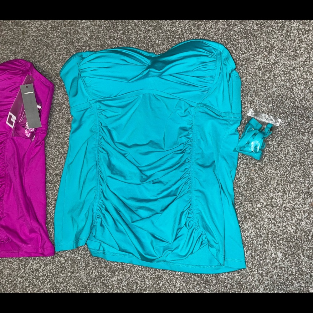 NWT- BUNDLE OF TANKINI TOPS- Size Medium - Picture 4 of 9